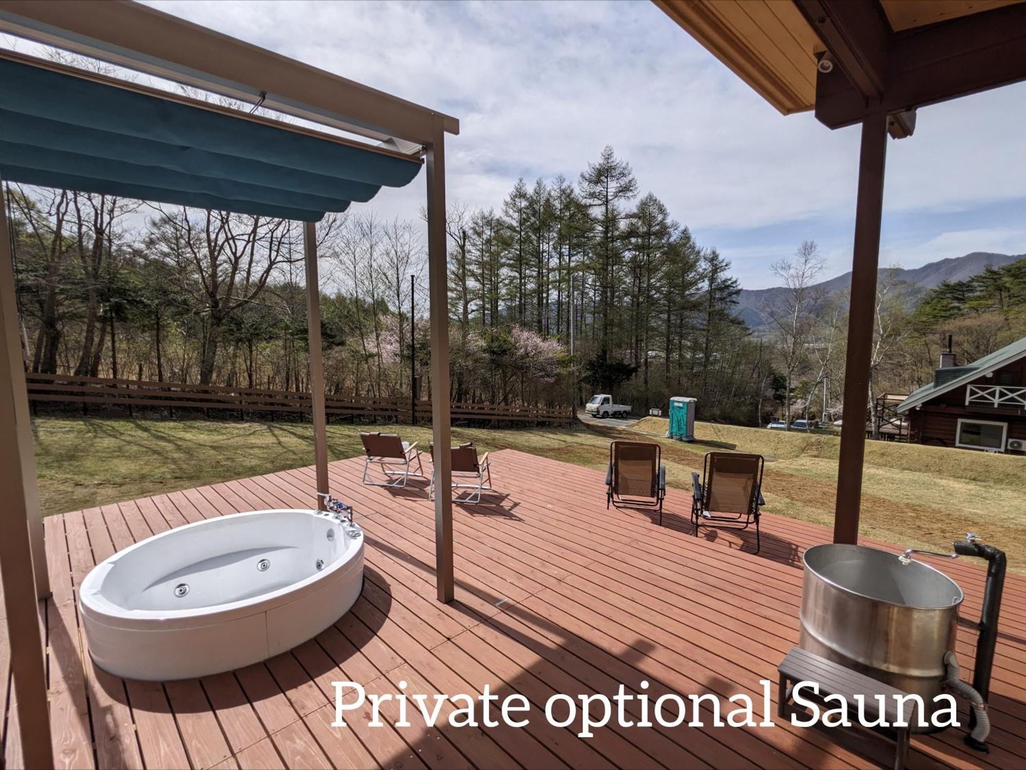 Log Cabin Rentals & Finland Sauna Step House Yamanakako